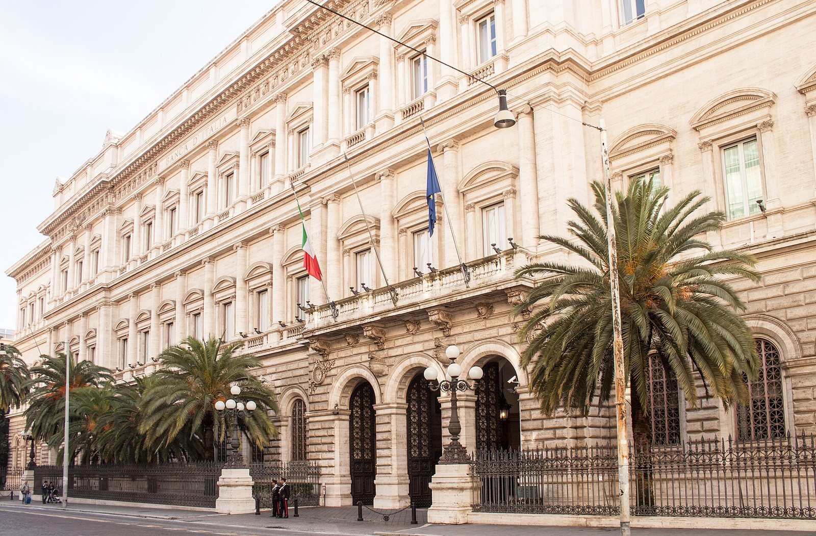 Palazzo Koch, sede della Banca d'Italia a Roma in Via Nazionale