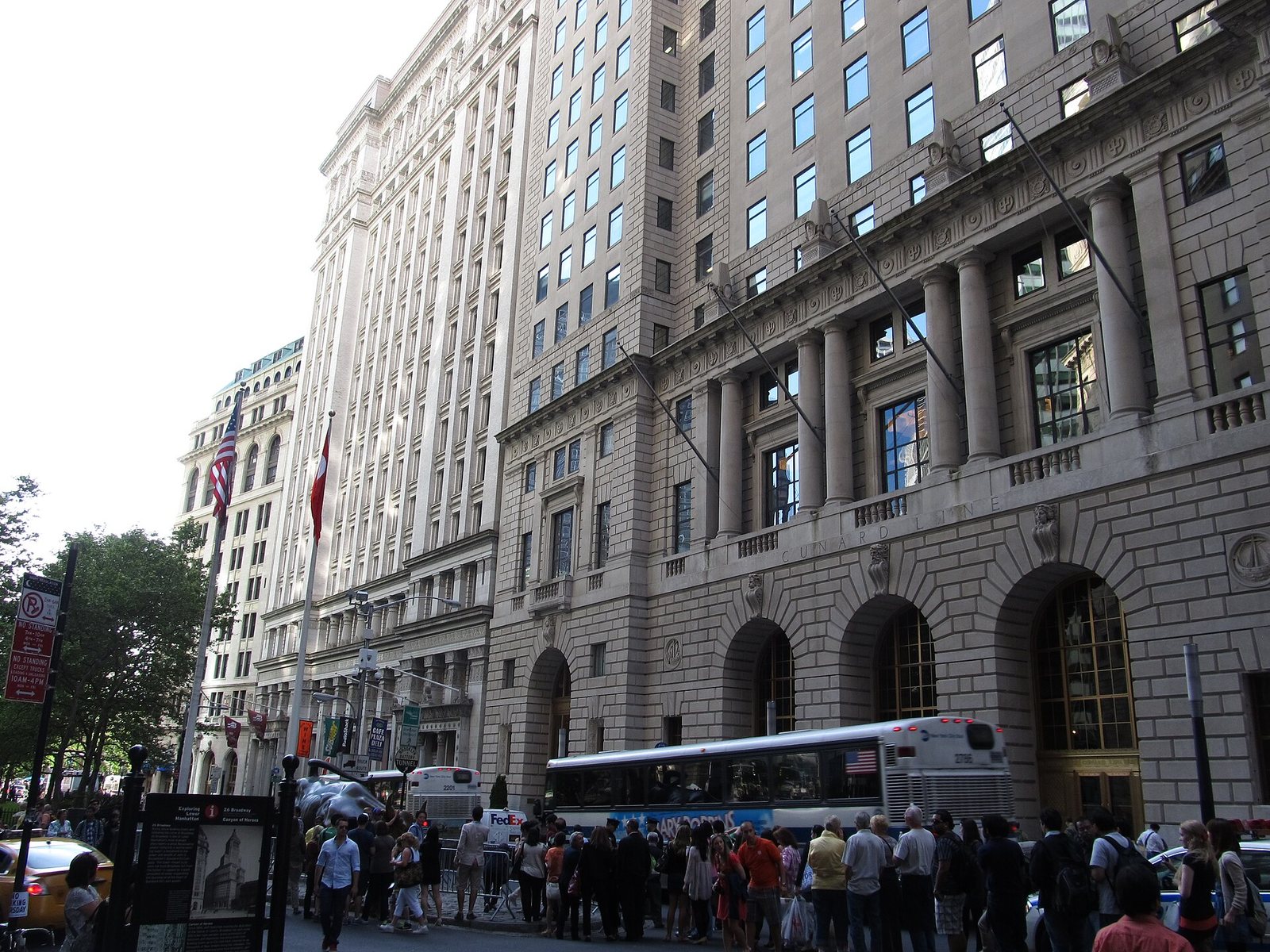 Il Charging Bull (Toro Caricante) di Broadway, simbolo di Wall Street a Manhattan