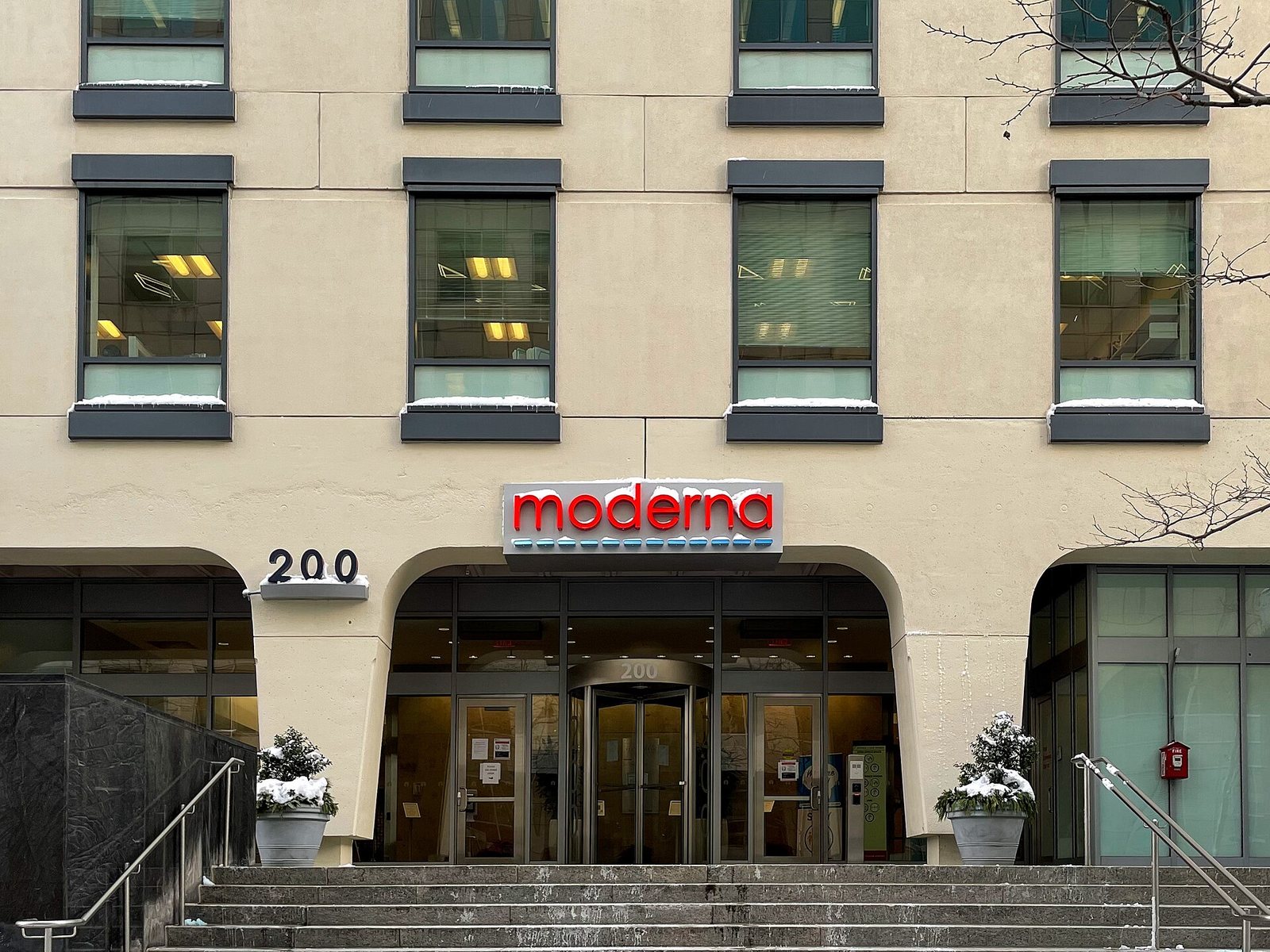 La sede di Moderna a Cambridge, Massachusetts